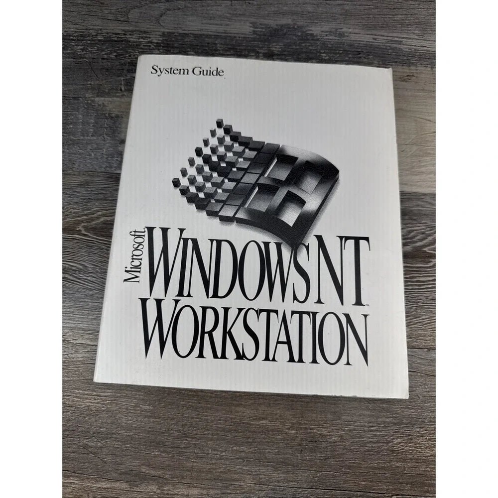 Microsoft Windows NT Workstation System Guide Version 3.5 Manual 1994 Vintage-VG